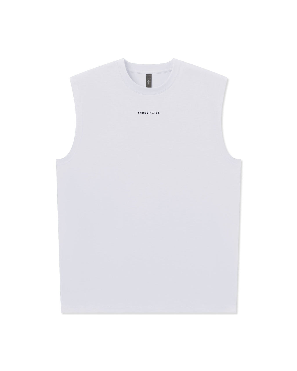 Core Oversized Muscle Tank - White